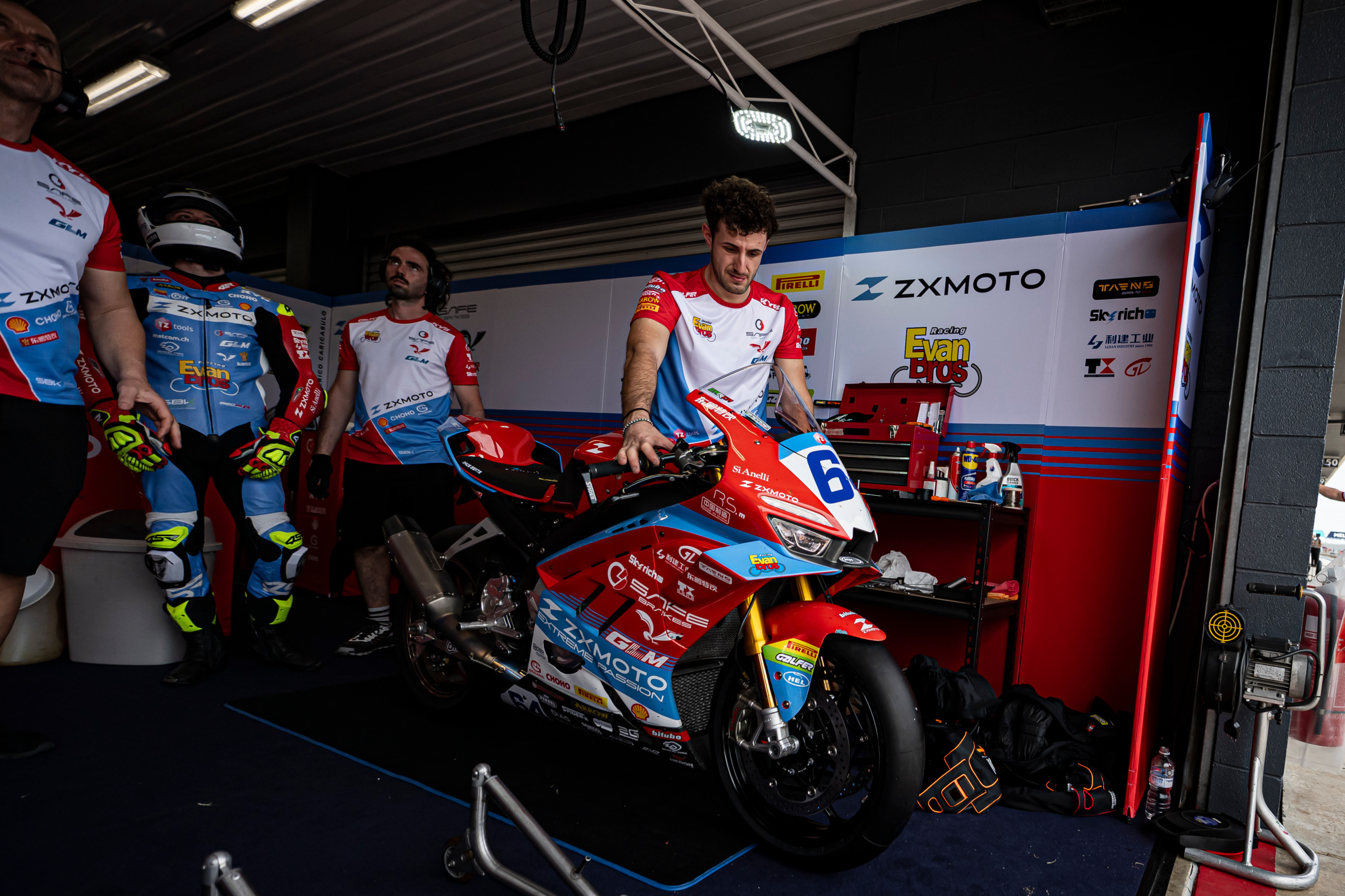 Encouraging progress for ZXMOTO Factory Evan Bros Racing during two days of testing at Phillip Island